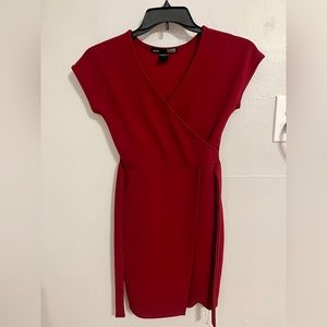 Red Body Con Dress - Very Flattering